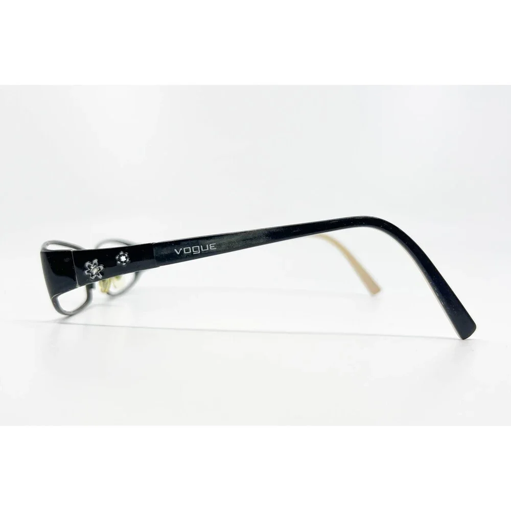 Vogue Eyeglasses Womens Black Floral VO 3617 352 51-15-135